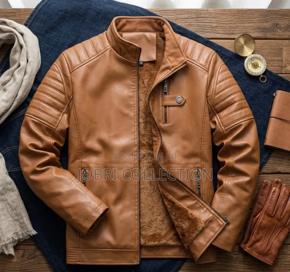 Brown Leather Mens Jackets