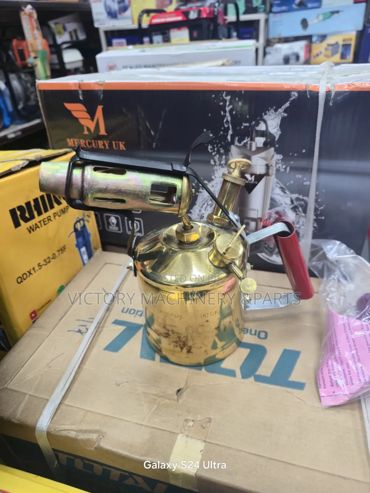 Brass Blow Lamp