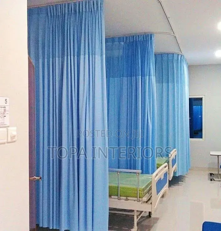 Ward Screen Blue Hospital Privacy Partitioning Curtains
