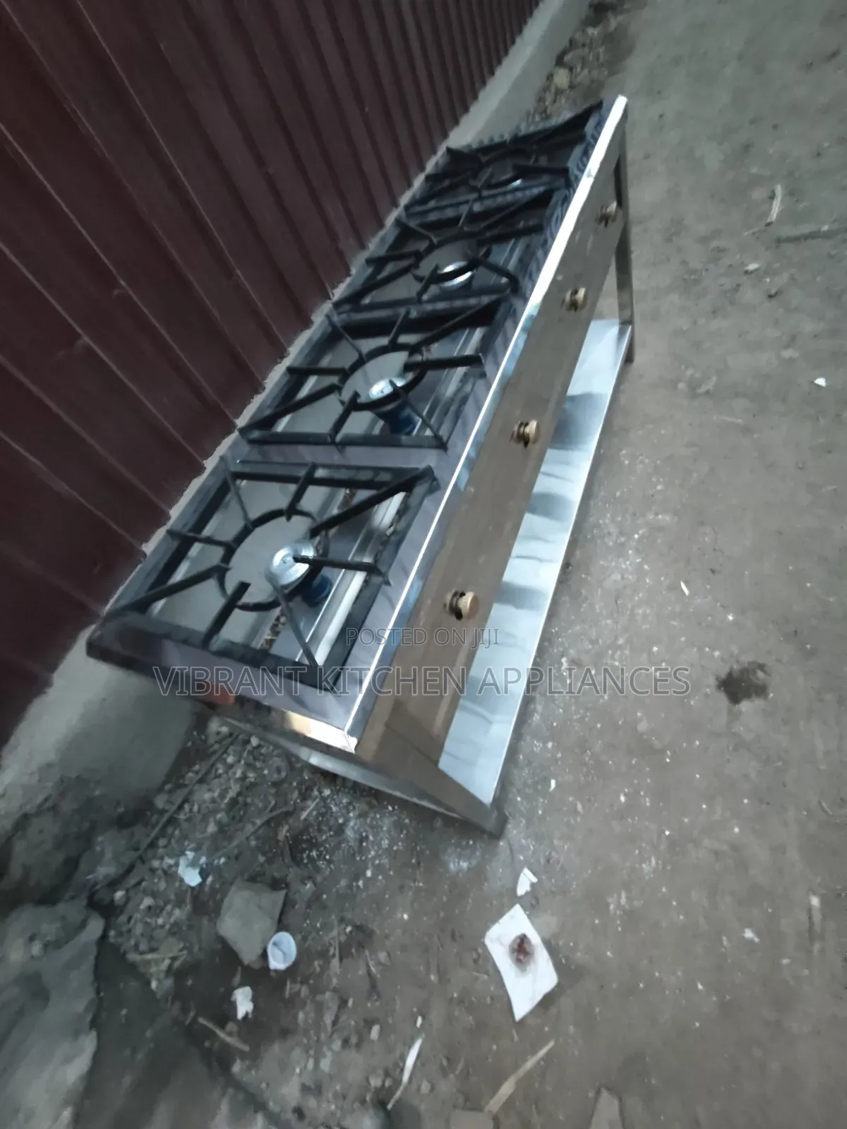 4-Partitioned Commercial Gas Stove