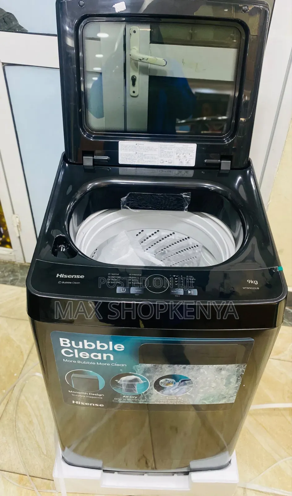 Hisense 9KG Automatic Top Loading Washing Machine