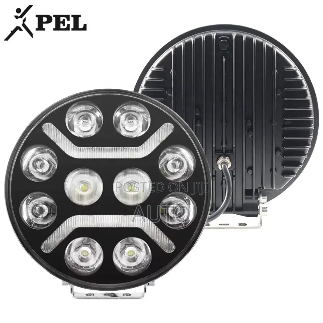 9" LED Driving Fog Lights | Round Off Road Auxiliary Lights