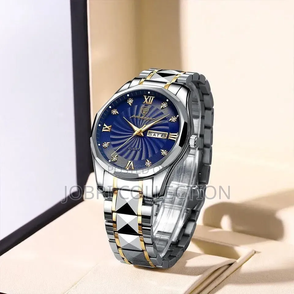 Poedagar Gents Stainless Steel Wrist Watch