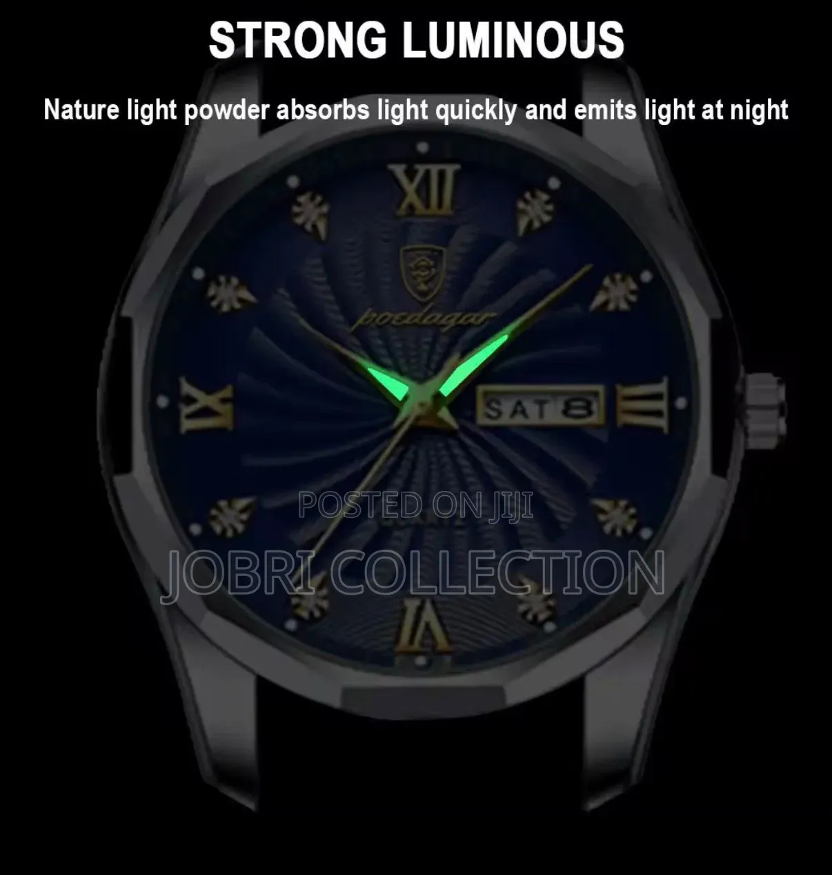 Poedagar Gents Stainless Steel Wrist Watch