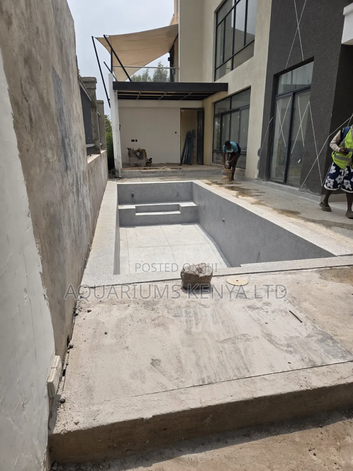 Balcony Pool Construction in Kenya