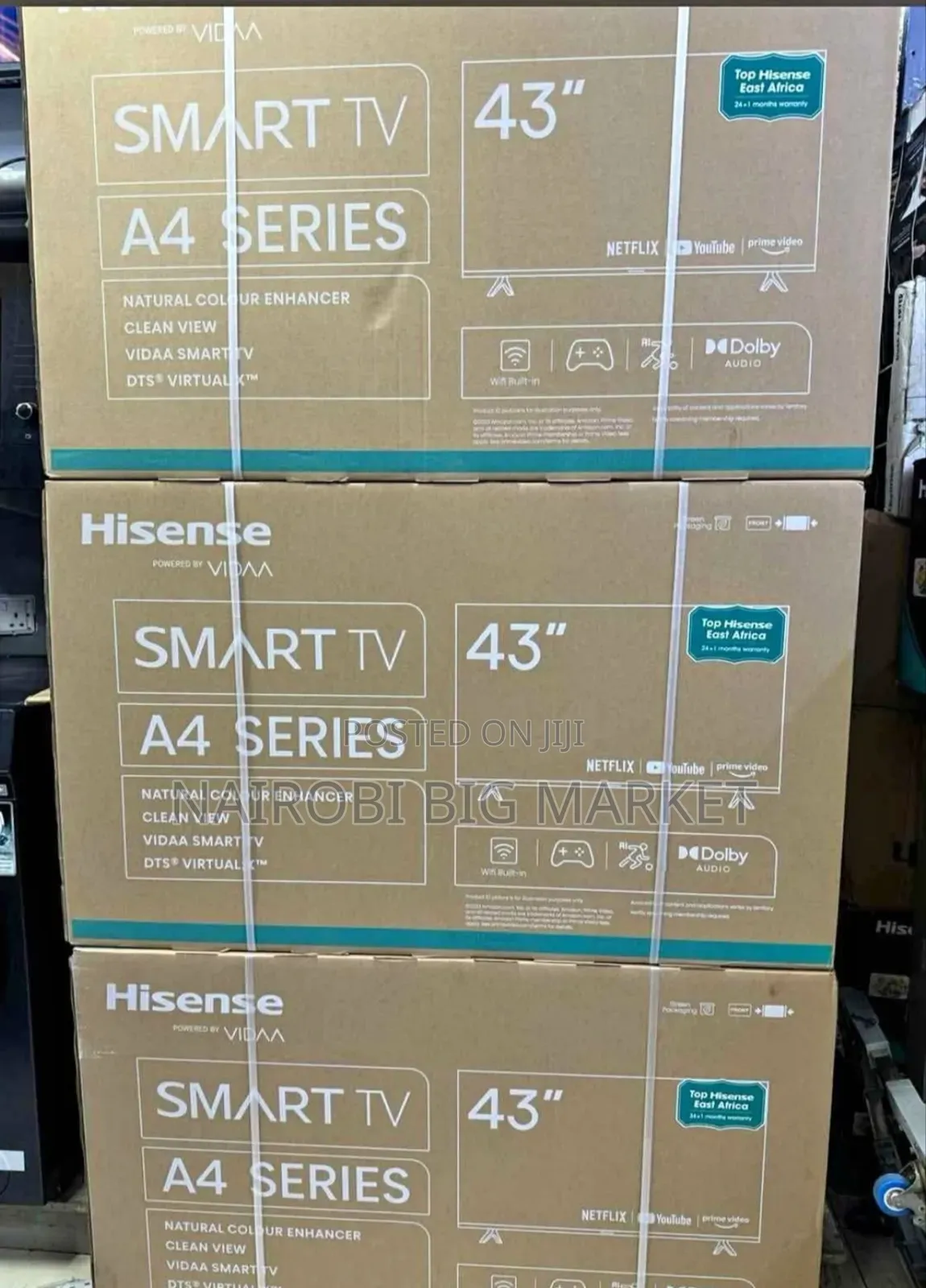 Hisense 43" A4 Series TV Available