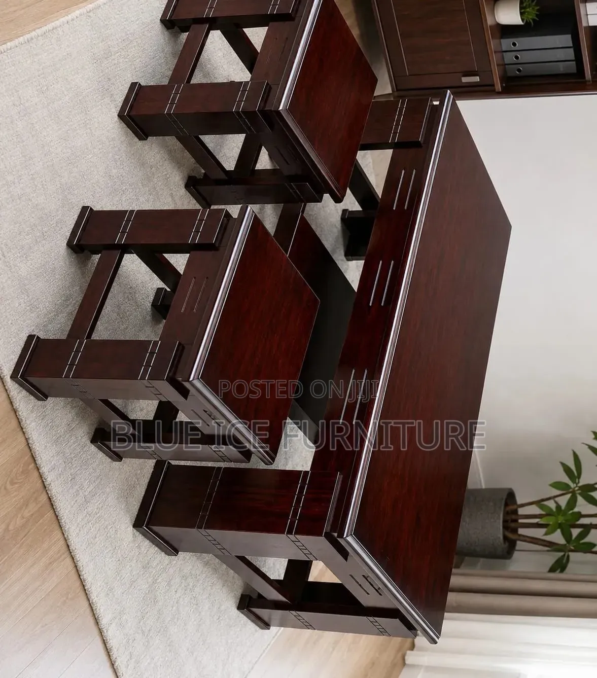 Wooden Coffee Table Set With 2 Matching Side Tables