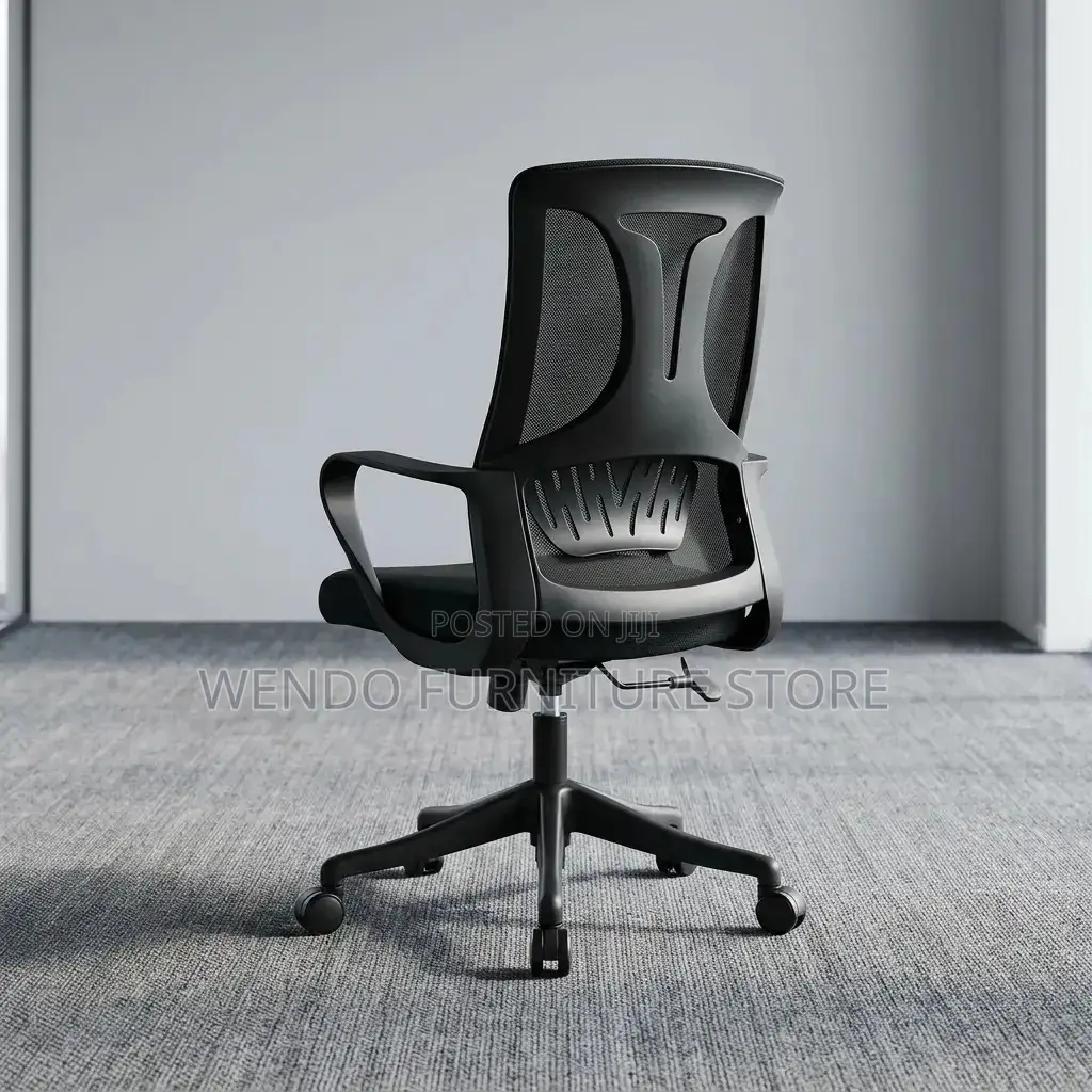 Office Chairs; Clerical Mid Back Black Office Seat