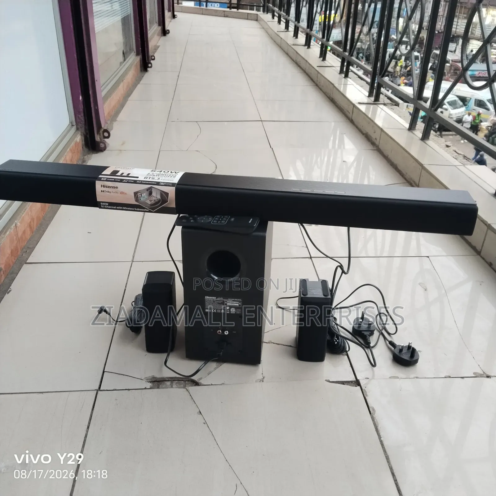 Hisense 540W Sound Bar – Big Sound, Deep Bass