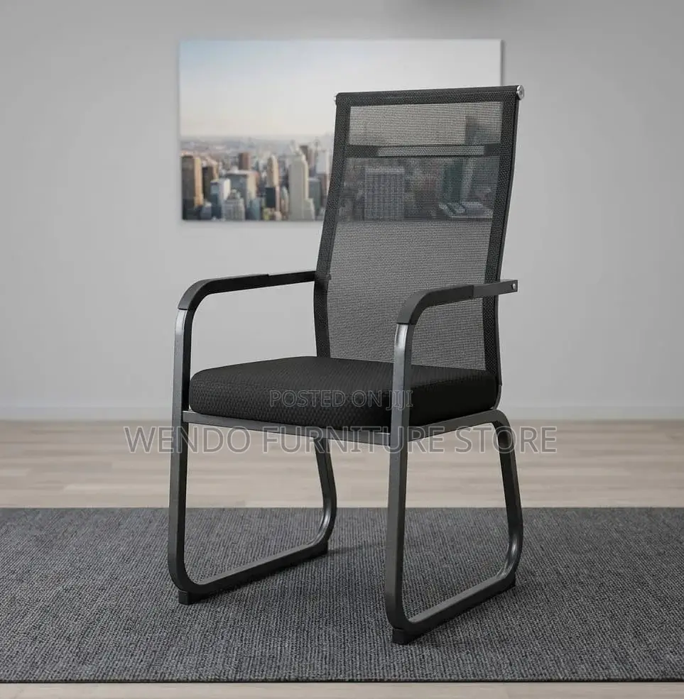 Office Chairs; High Backrest Visitors Seat With Mesh Rest