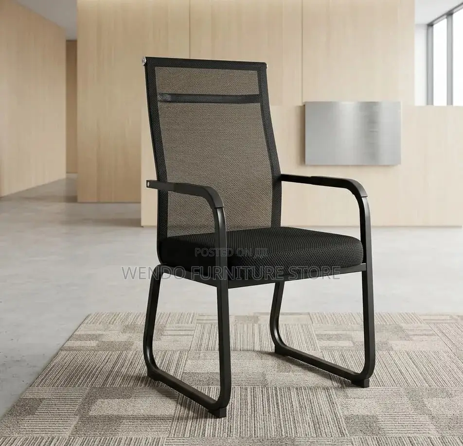 Office Chairs; High Backrest Visitors Seat With Mesh Rest