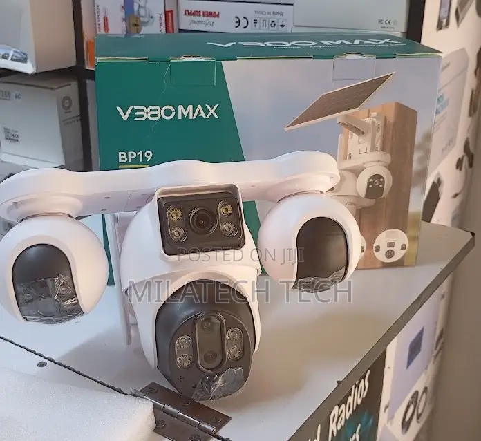 4G 4-Lens Solar CCTV Camera – WiFi Free Security