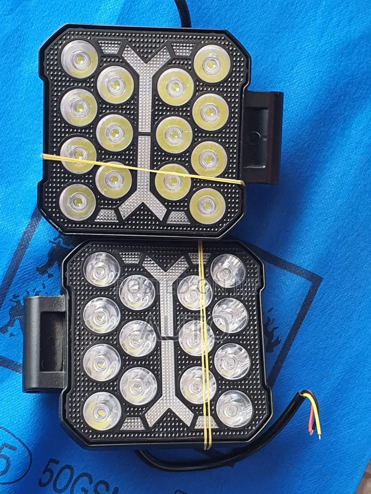 4" Dual LED Work Lights | Square Off Road Auxiliary Lights