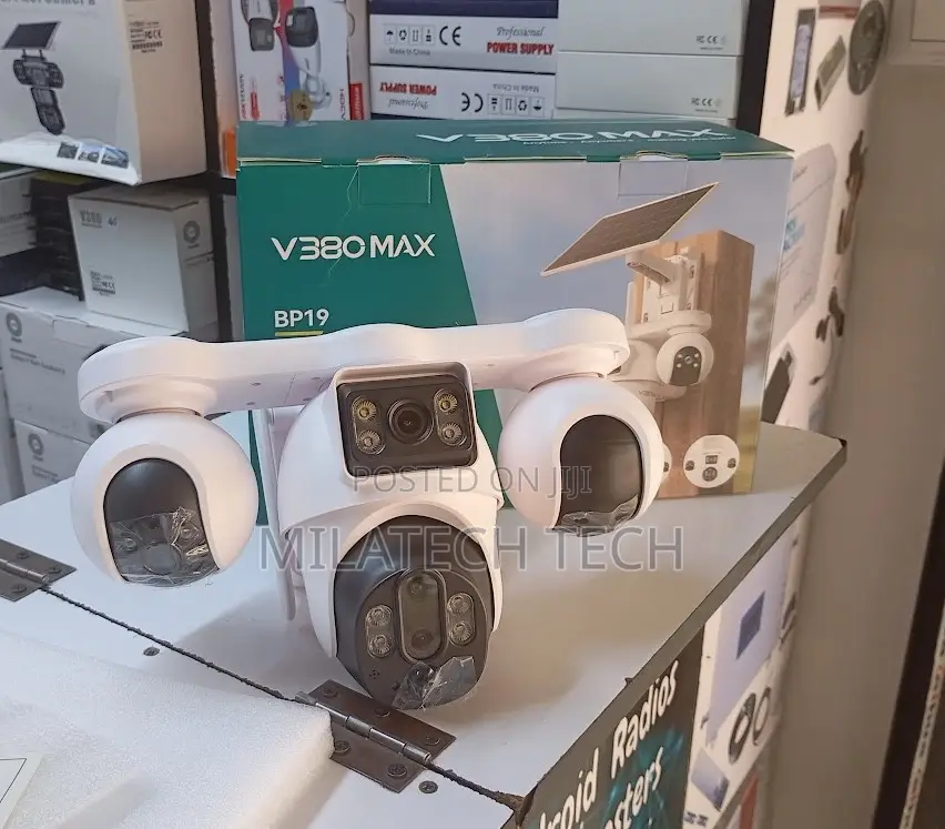 4G 4-Lens Solar Security Camera With Smart Detection