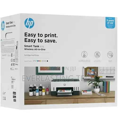 HP Smart Tank 670 All-in-One Printer