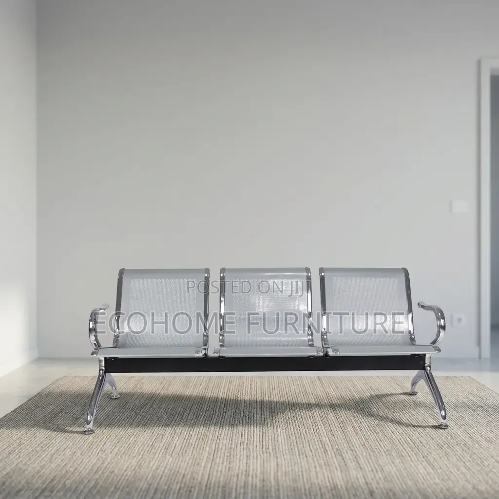 Waiting Bench – 3 Seater Mesh Reception Airport Chair