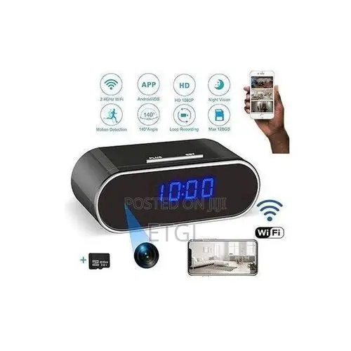 Hidden Camera Built Into a Clock Design