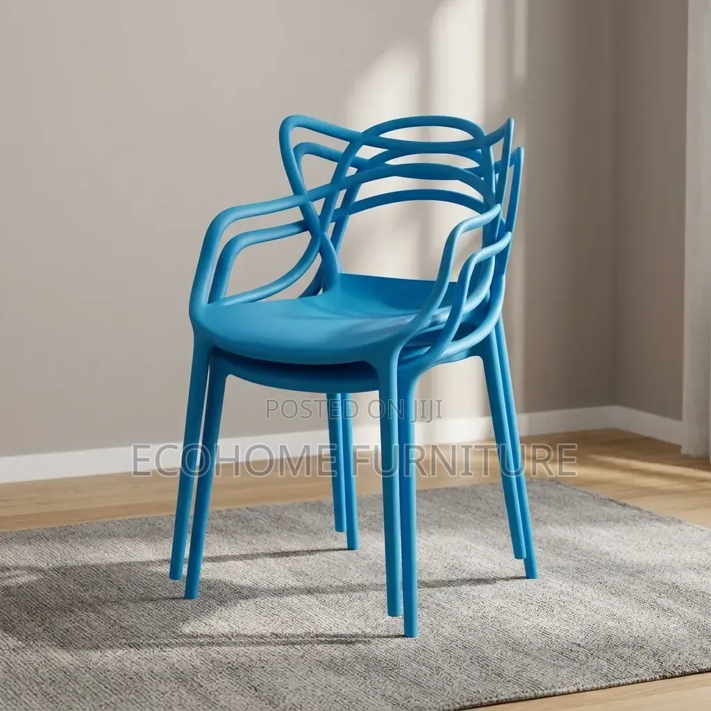 Plastic Chair – Stylish Modern Armchair for Office Waiting Areas