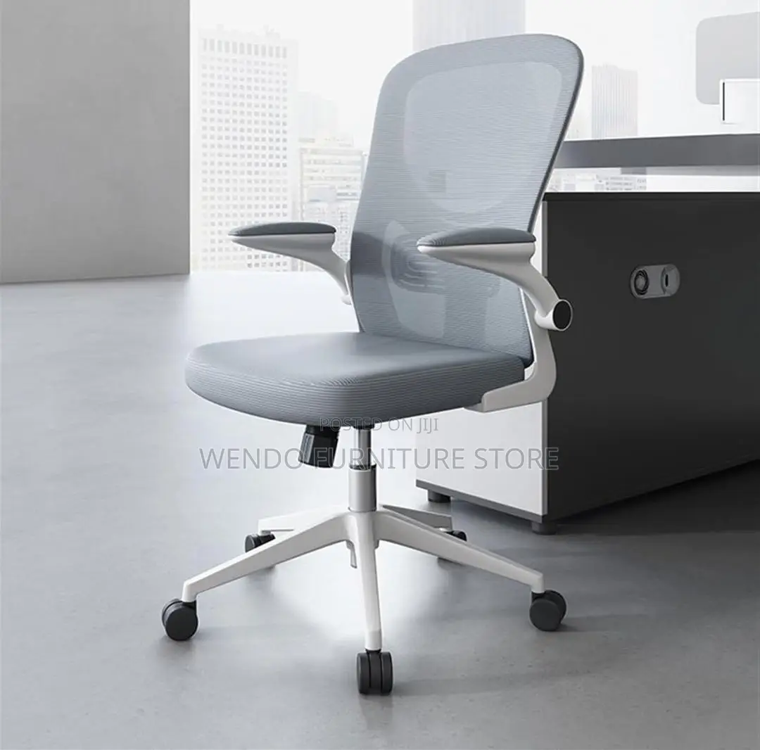 Office Chairs; Fabric Cushioned Mid Backrest Ergonomic Chair