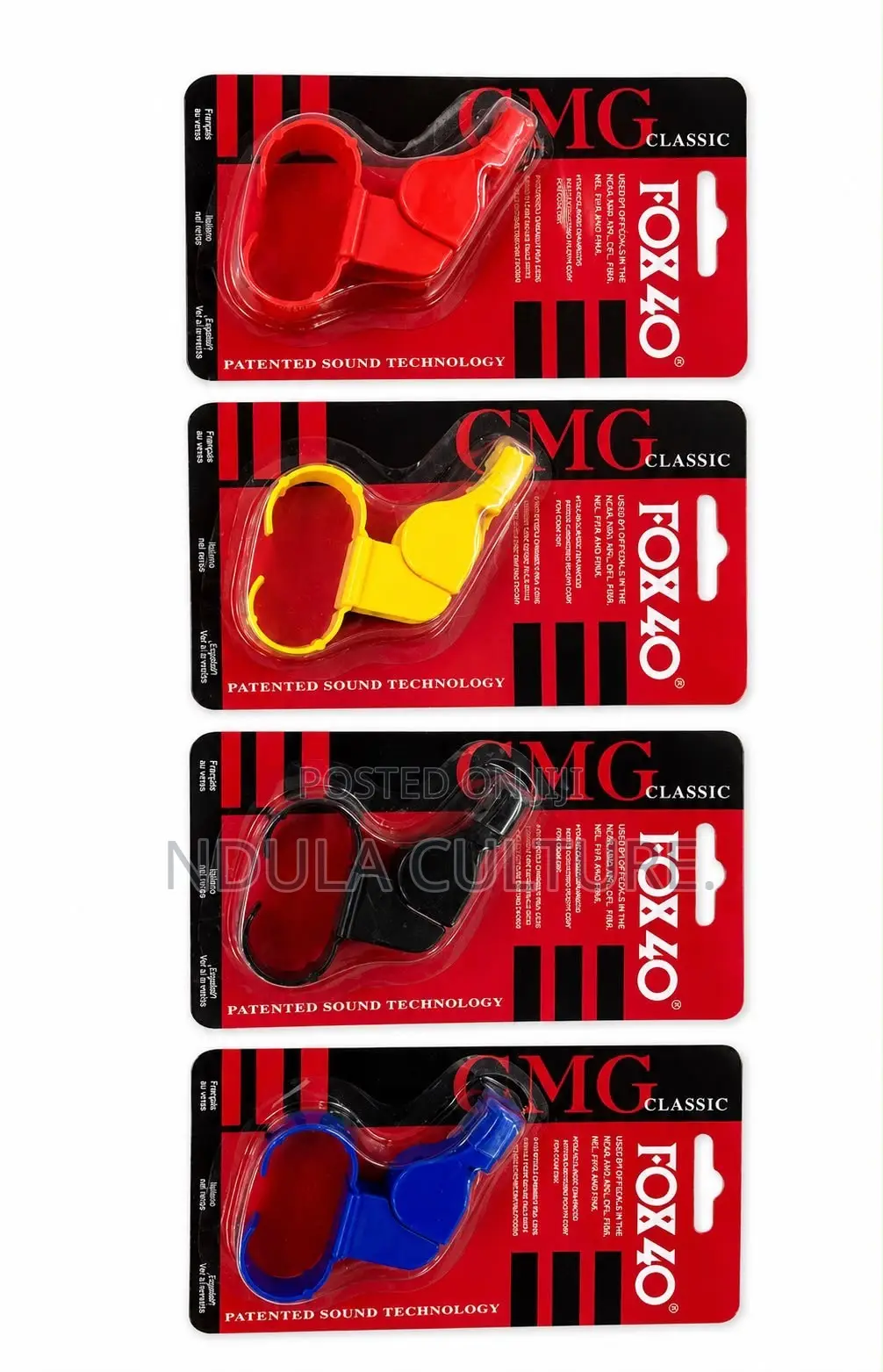 Fox 40 Finger Grip Whistle