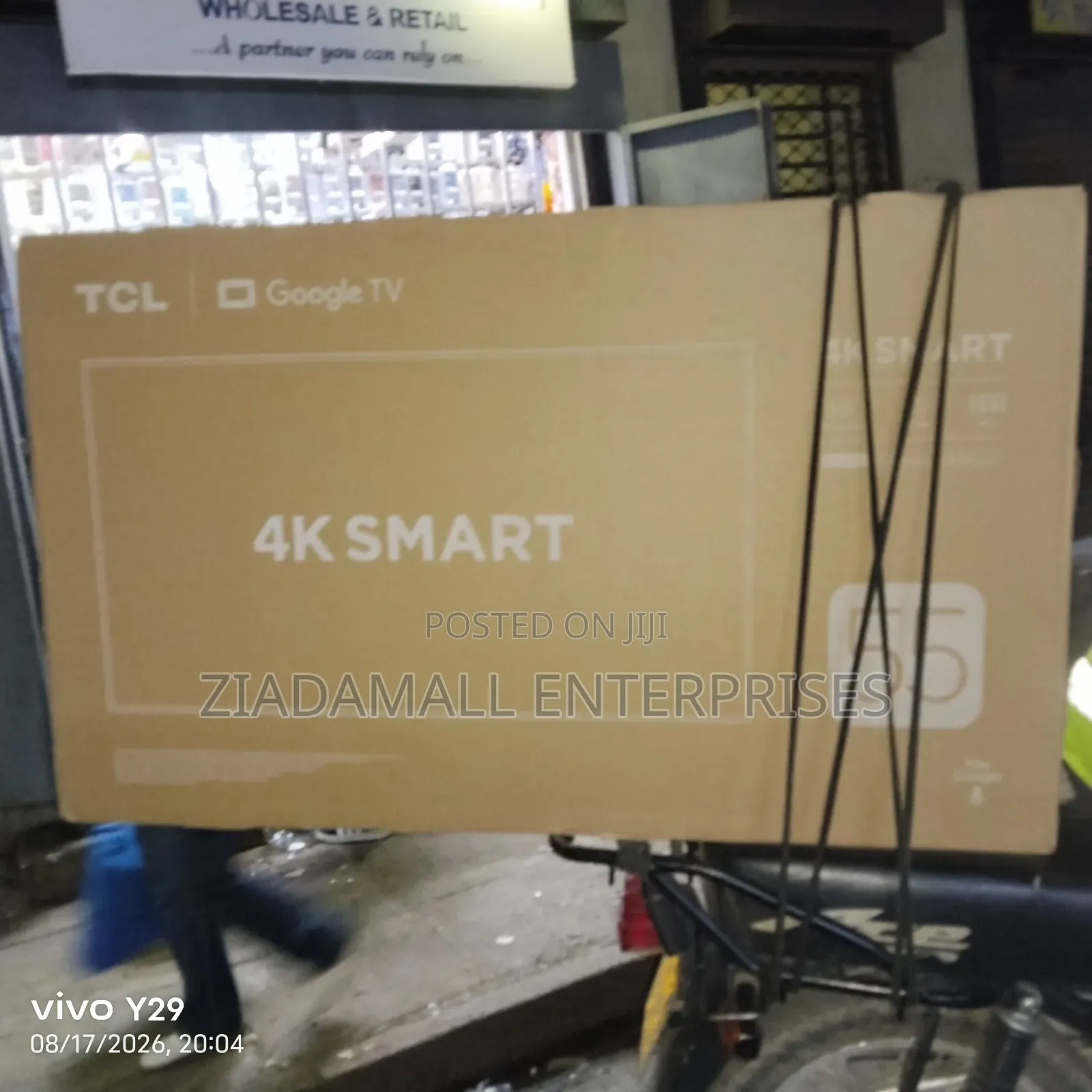 TCL 55” UHD Google TV – Large Screen Smart Entertainment