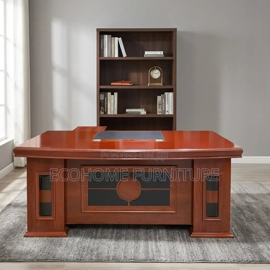 Executive Office Desk – Large Wooden Managerial Desk