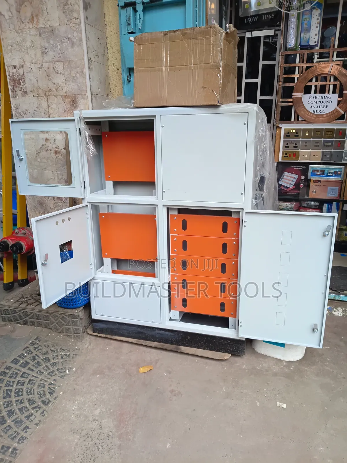 Heavy-Duty Powder-Coated Metal Meter Box