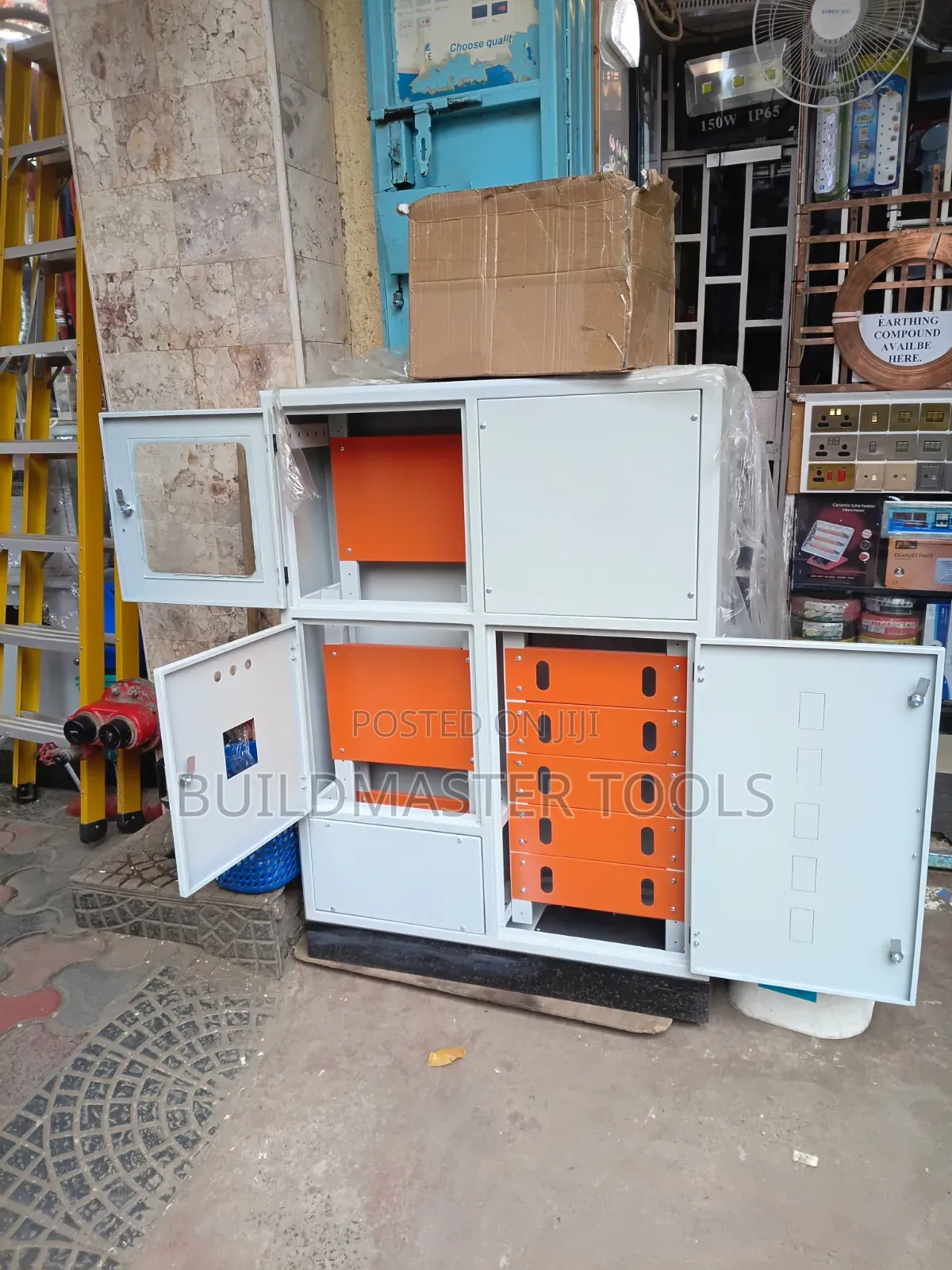 Heavy-Duty Powder-Coated Metal Meter Box