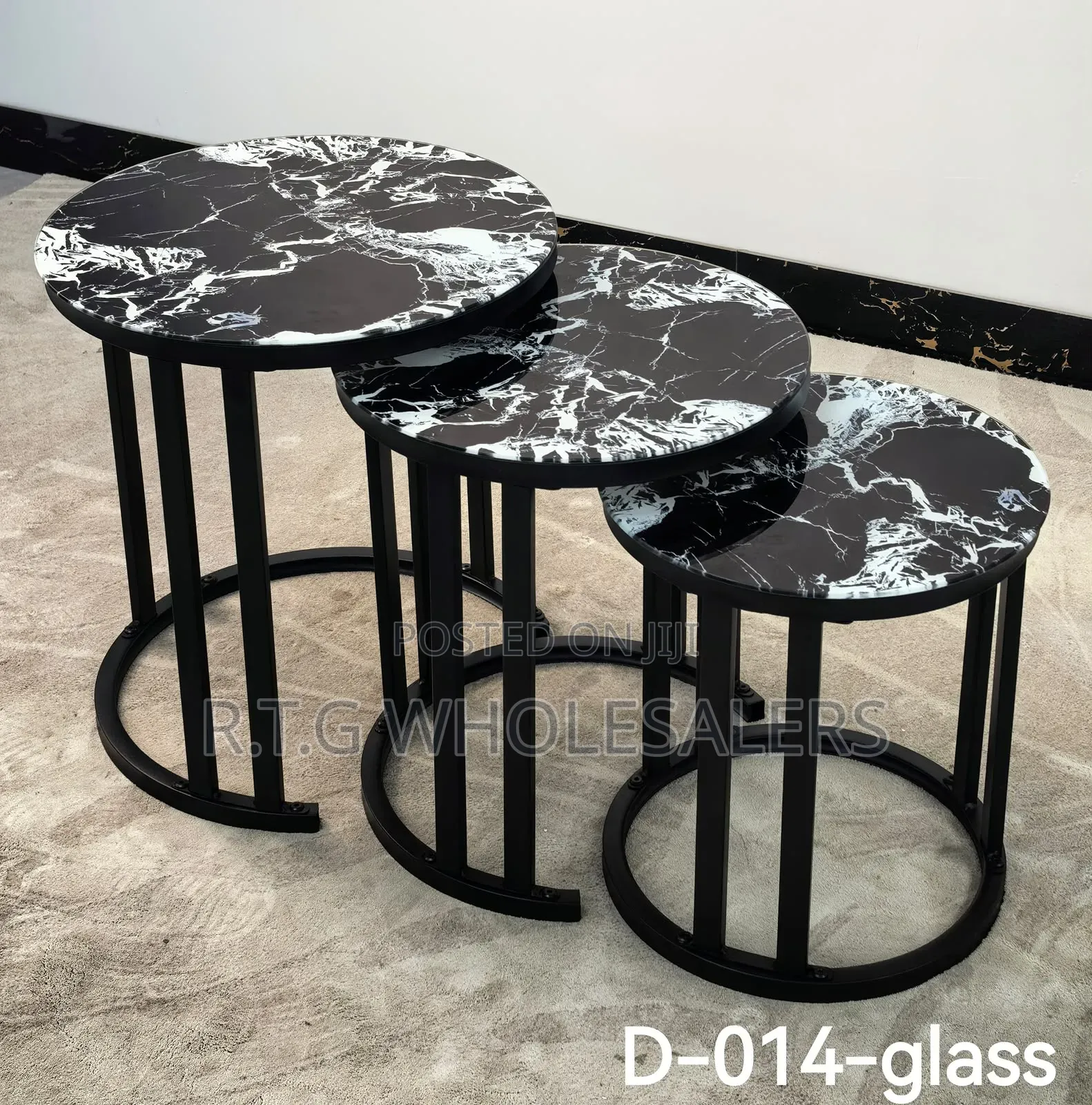 3 in 1 Executive Table (Glass Effect) at 