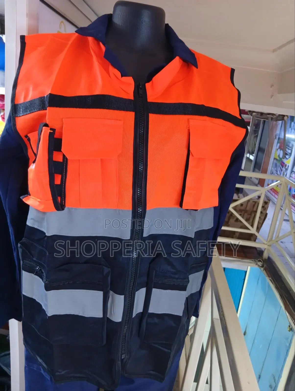 Chinese Collar Reflector Vests