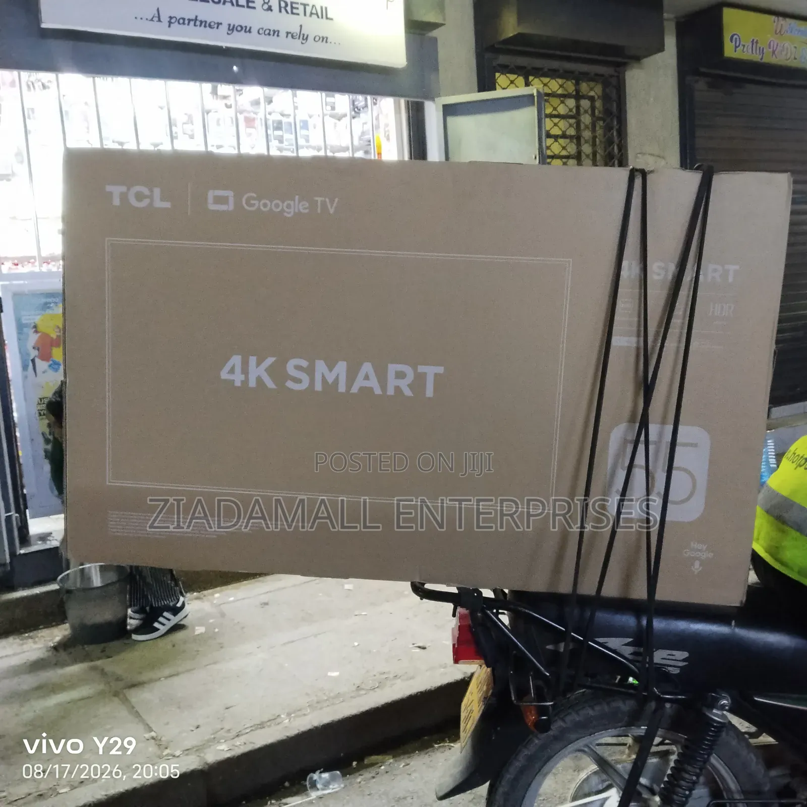 TCL 55” Google Smart TV – Big Screen Entertainment