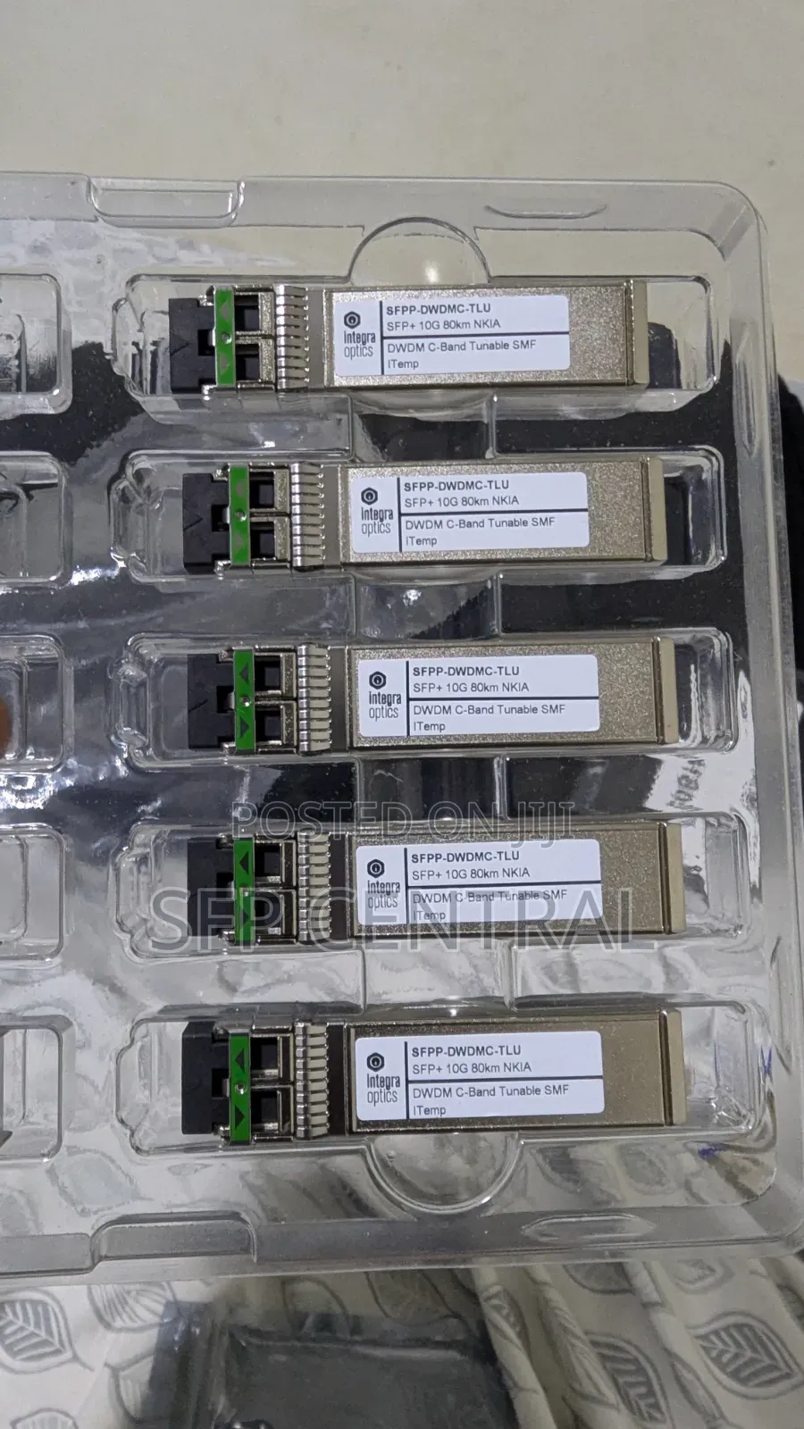 Integra Optics SFP+ 10G ,80km ,Tx-Rx, Trancievers for Huawei/Nokia Etc