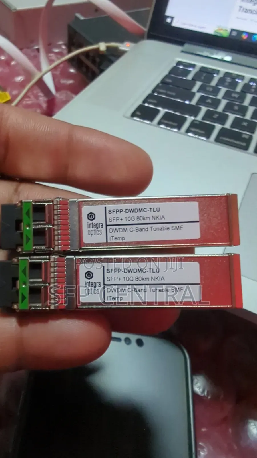 Integra Optics SFP+ 10G ,80km ,Tx-Rx, Trancievers for Huawei/Nokia Etc