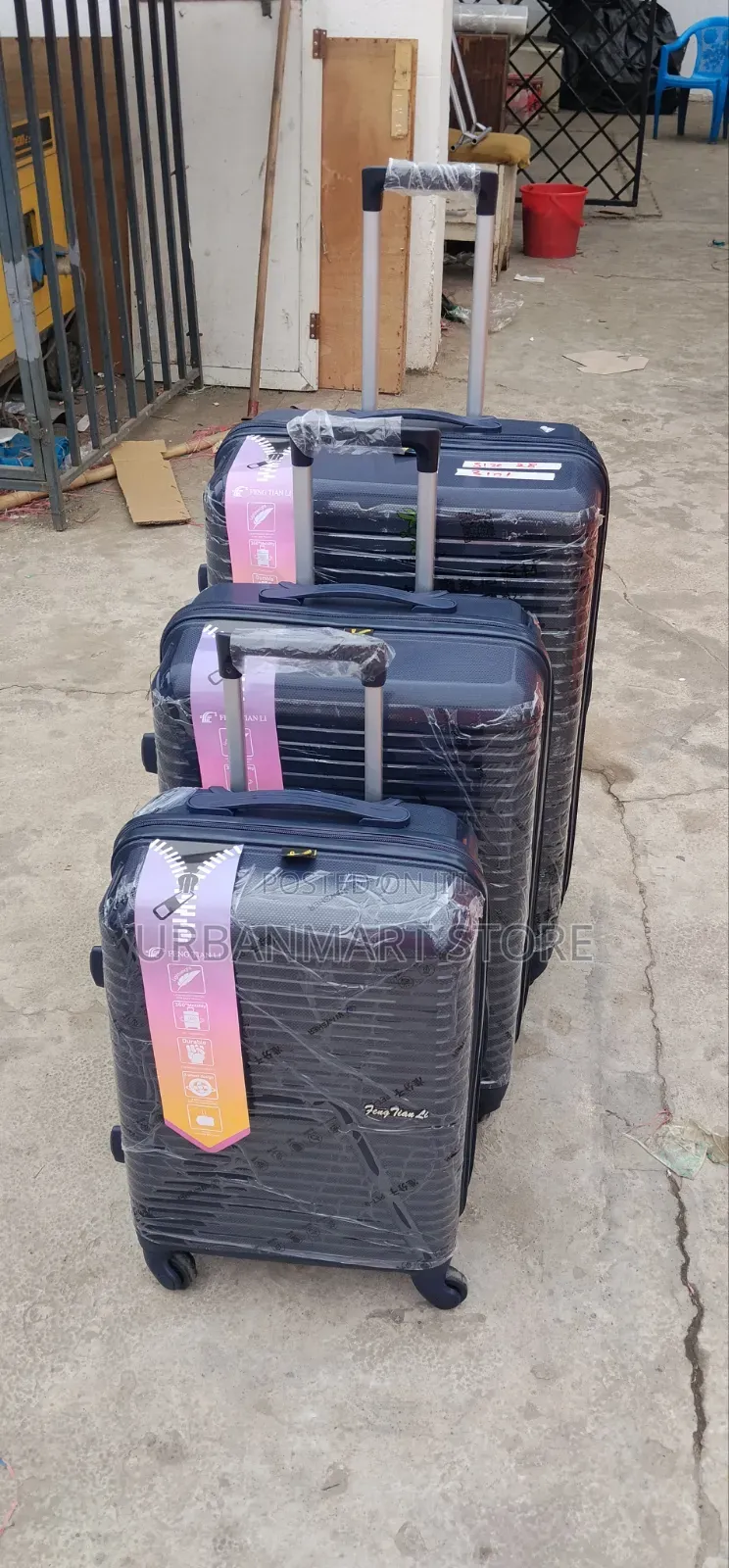 Heavy Duty 3 in 1 Suitcase Set – 75cm Large Case