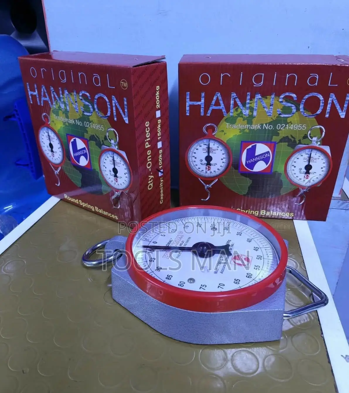 100kg Hannson Round Spring Hanging Balance Scale