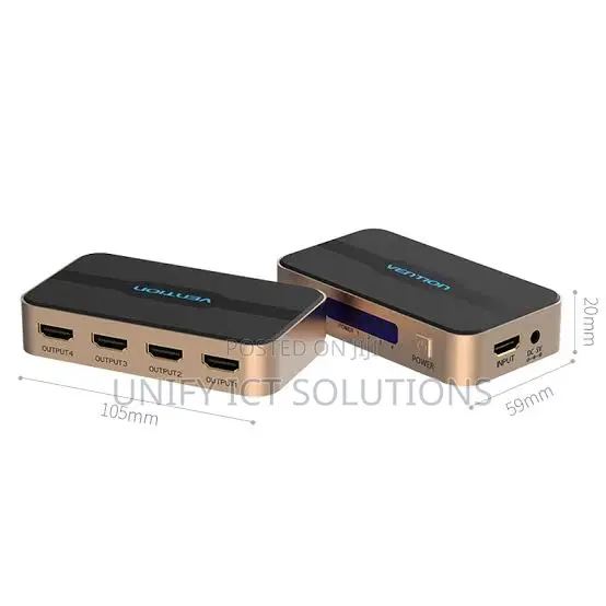Vention 1 in 4 Out HDMI Splitter at 30Hz