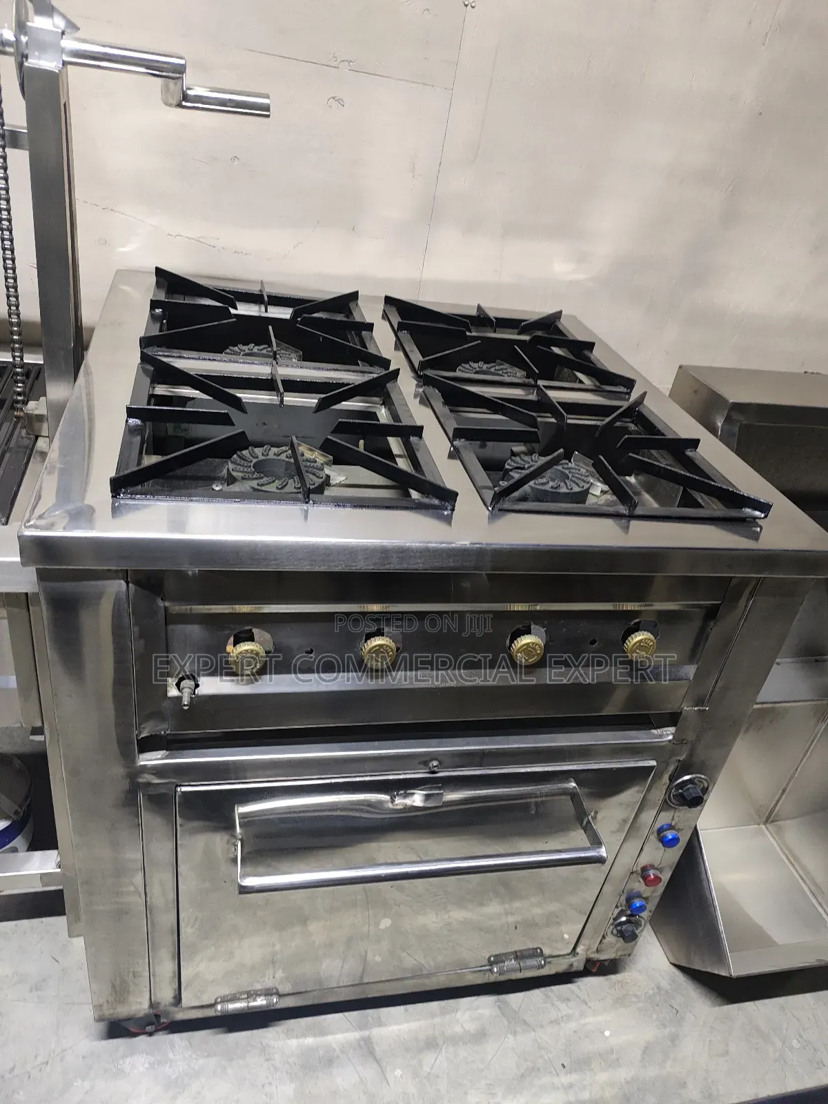 Combined Oven and Burner Cooker