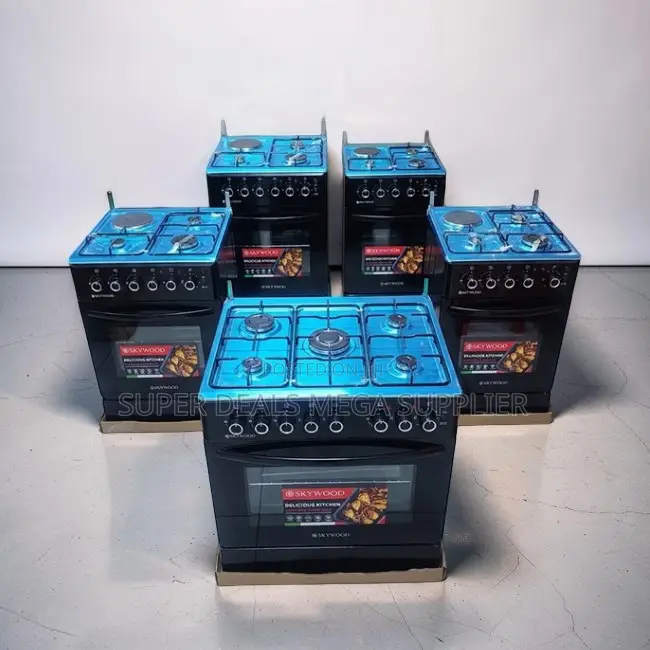 Low Prices Oven Light 3 Gas Burners +1 Electric Free Standing Cookers