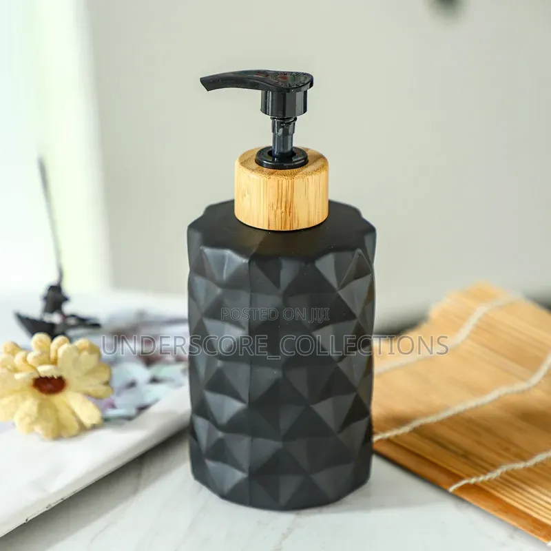 Luxury Glass Lotion Bottle Soap/ Gel Dispenser