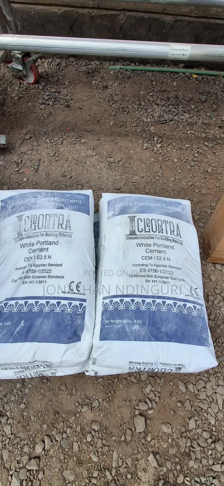 High-Quality White Cement – Finishing Construction