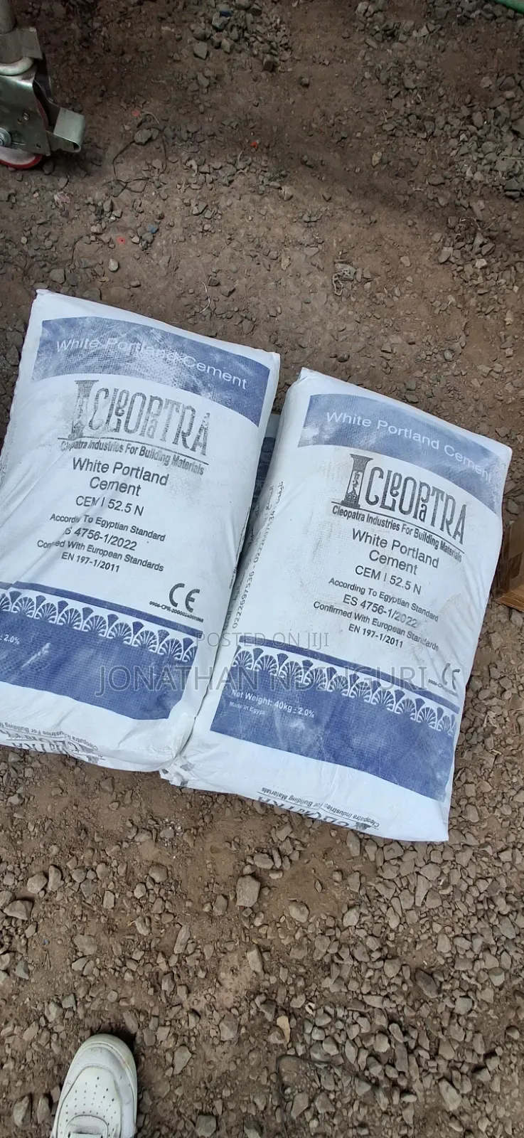 High-Quality White Cement – Finishing Construction