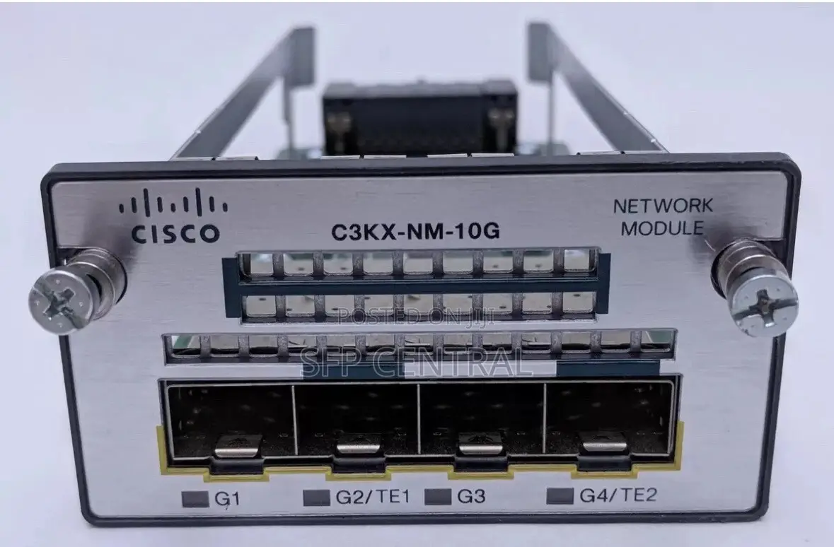 Cisco C3kx-Nm-10g 10GB SFP Network Module for 3750X 3506X Switches