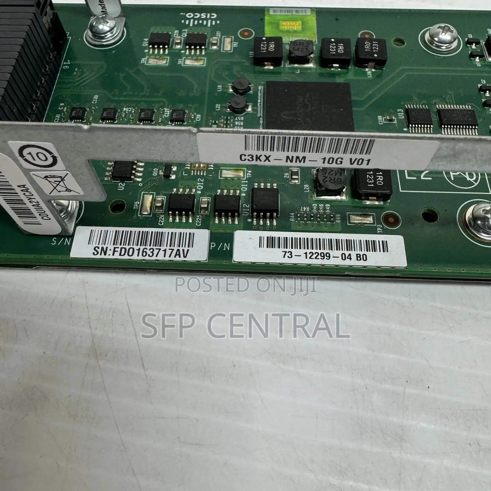 Cisco C3kx-Nm-10g 10GB SFP Network Module for 3750X 3506X Switches