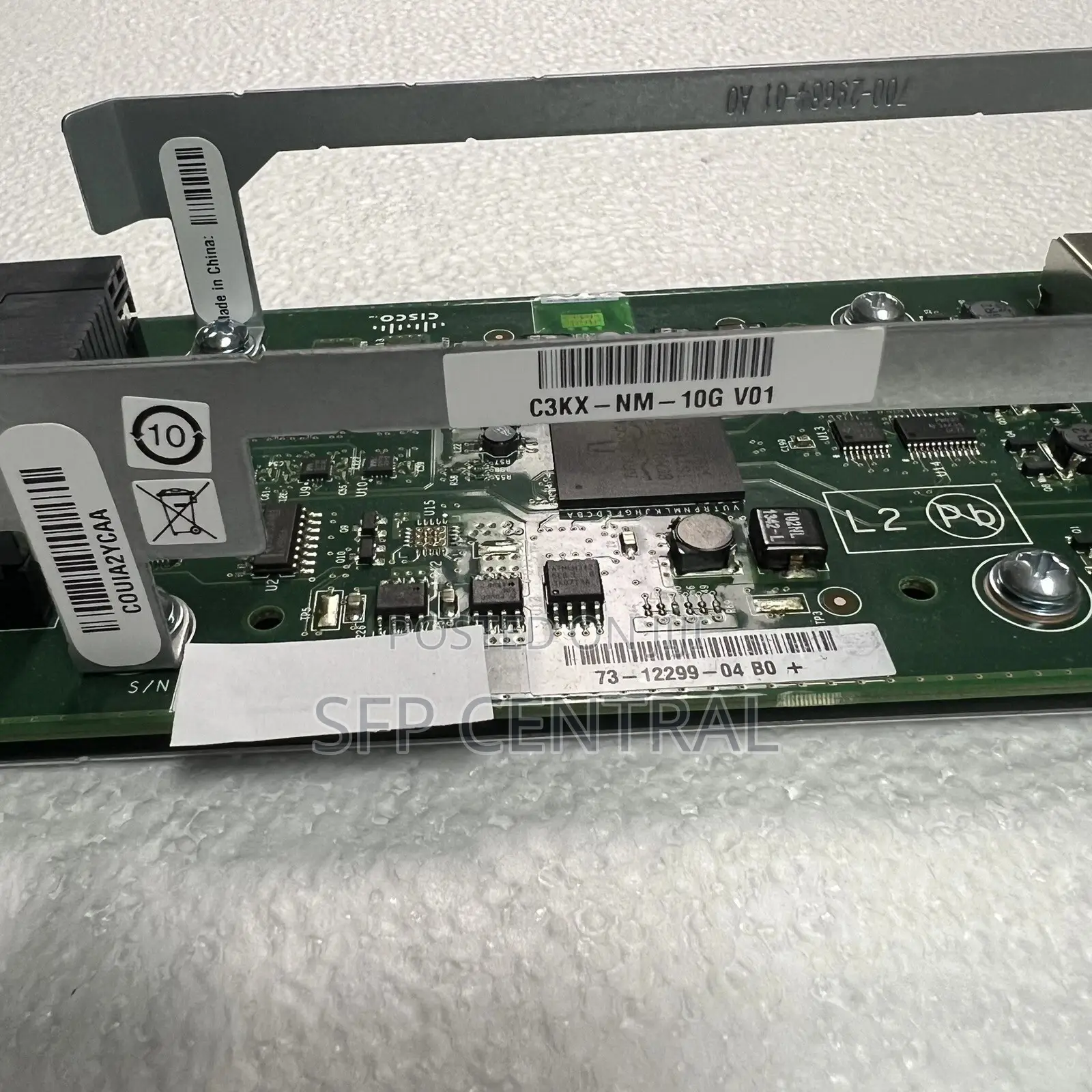 Cisco C3kx-Nm-10g 10GB SFP Network Module for 3750X 3506X Switches