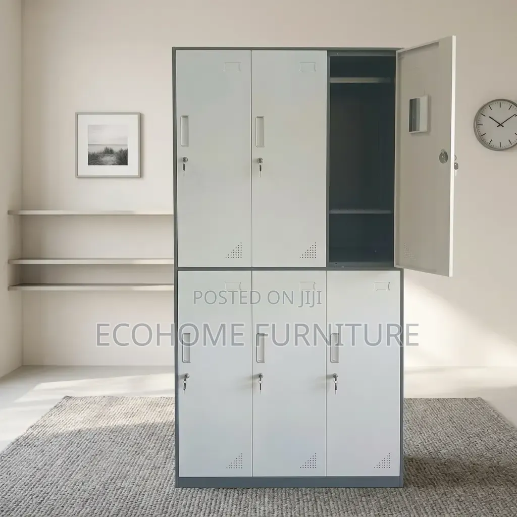 Office Locker – 6 Door Steel Staff, Gym, Hospitals and School Cabinet