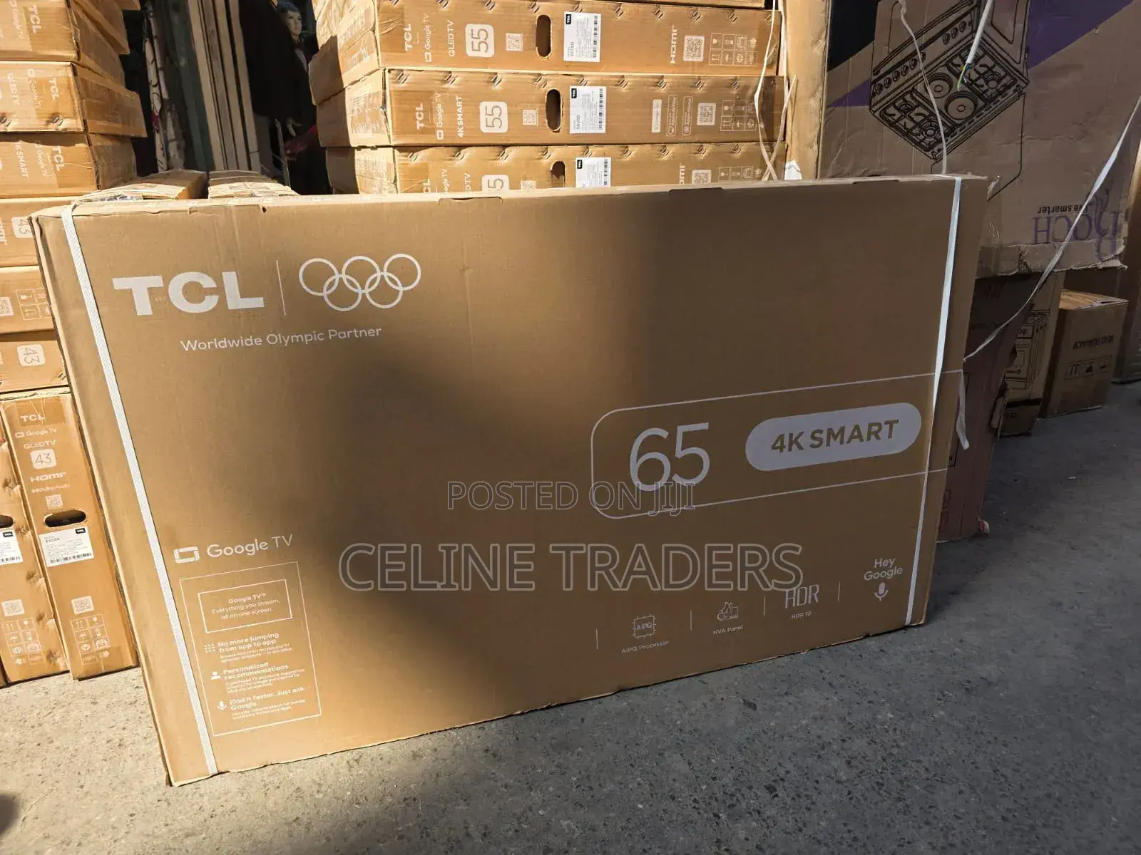 TCL 65-Inch Smart Google TV – Premium Picture Connectivity