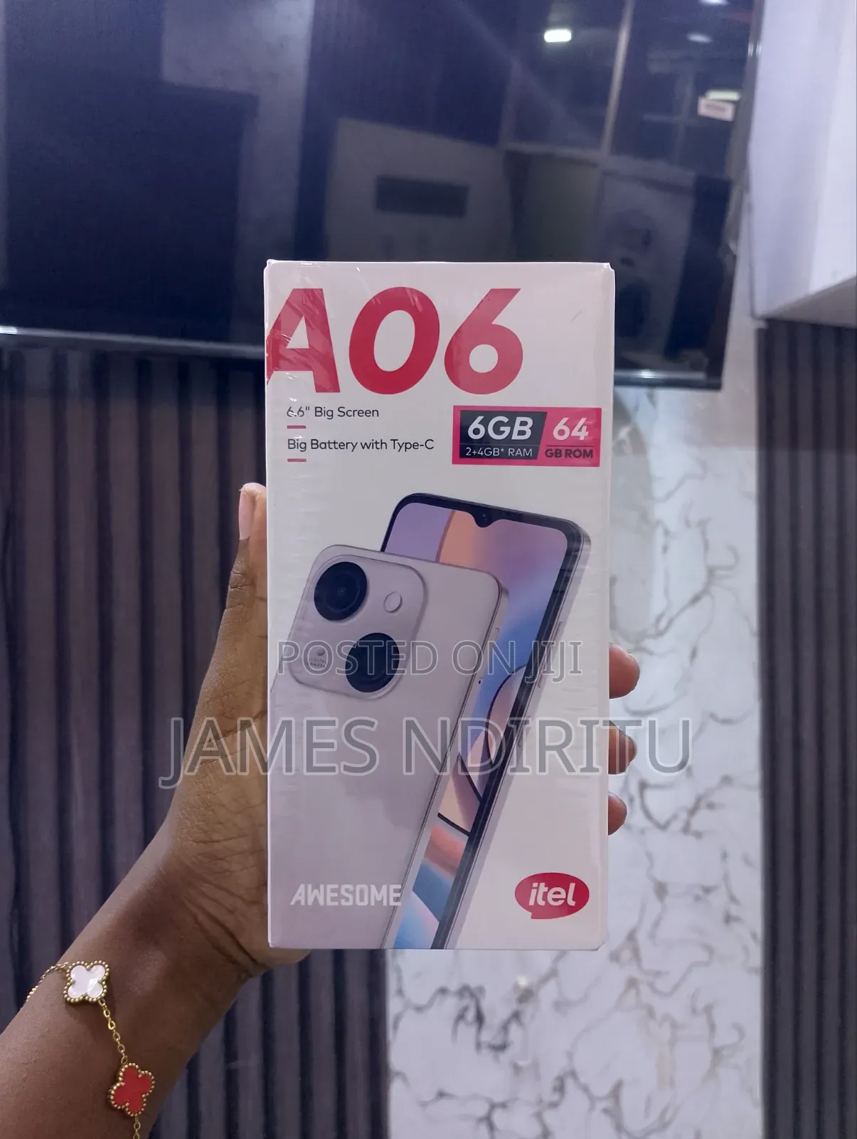New Itel A06 64 GB Gray