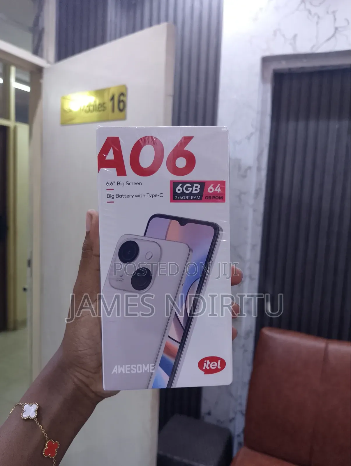New Itel A06 64 GB Gray