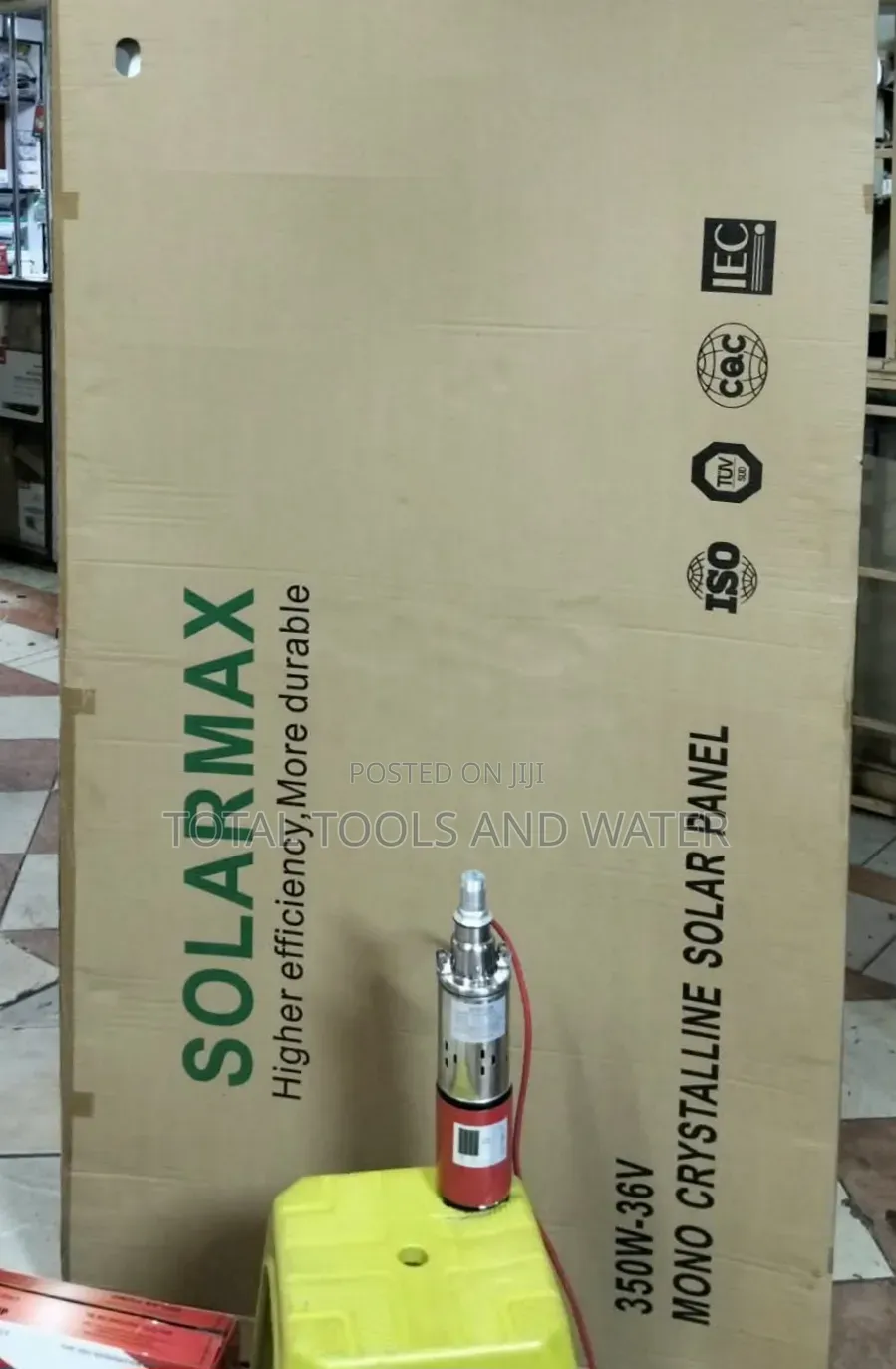 AGRI-FARMING Solar Water Pump 250 W and Solar Panel 350 Watts Set