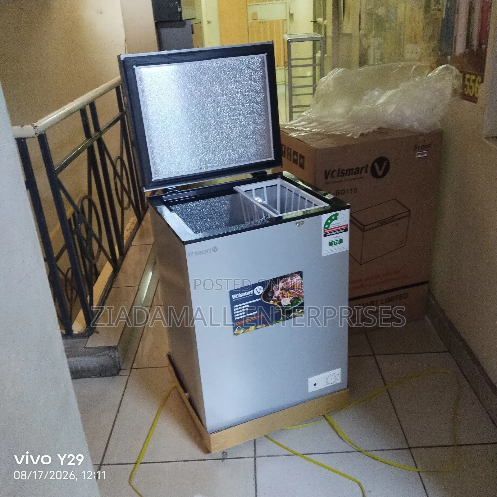 Low Power Consumption Volsmart Original 110L Deep Freezer